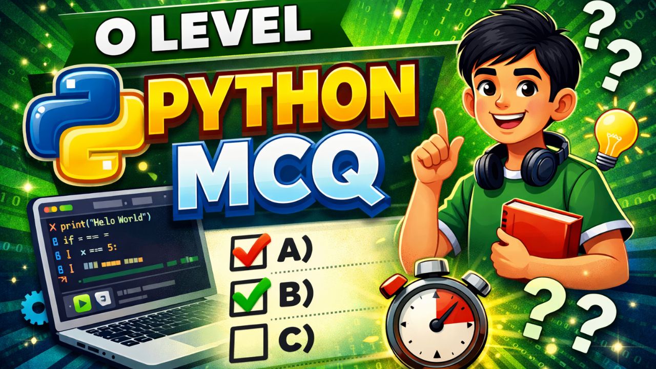 O level Python MCQ