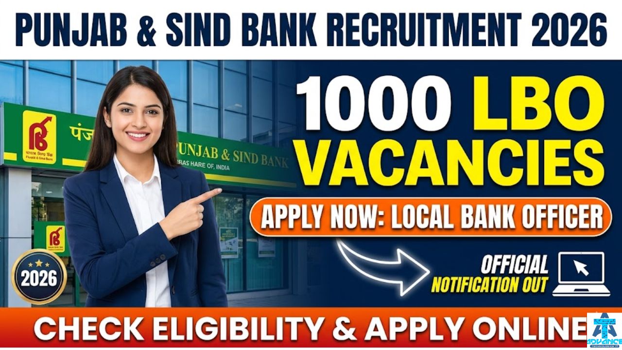 Punjab & Sind Bank Recruitment 2026: Apply Now for 1000 Local Bank Officer (LBO) Vacancies