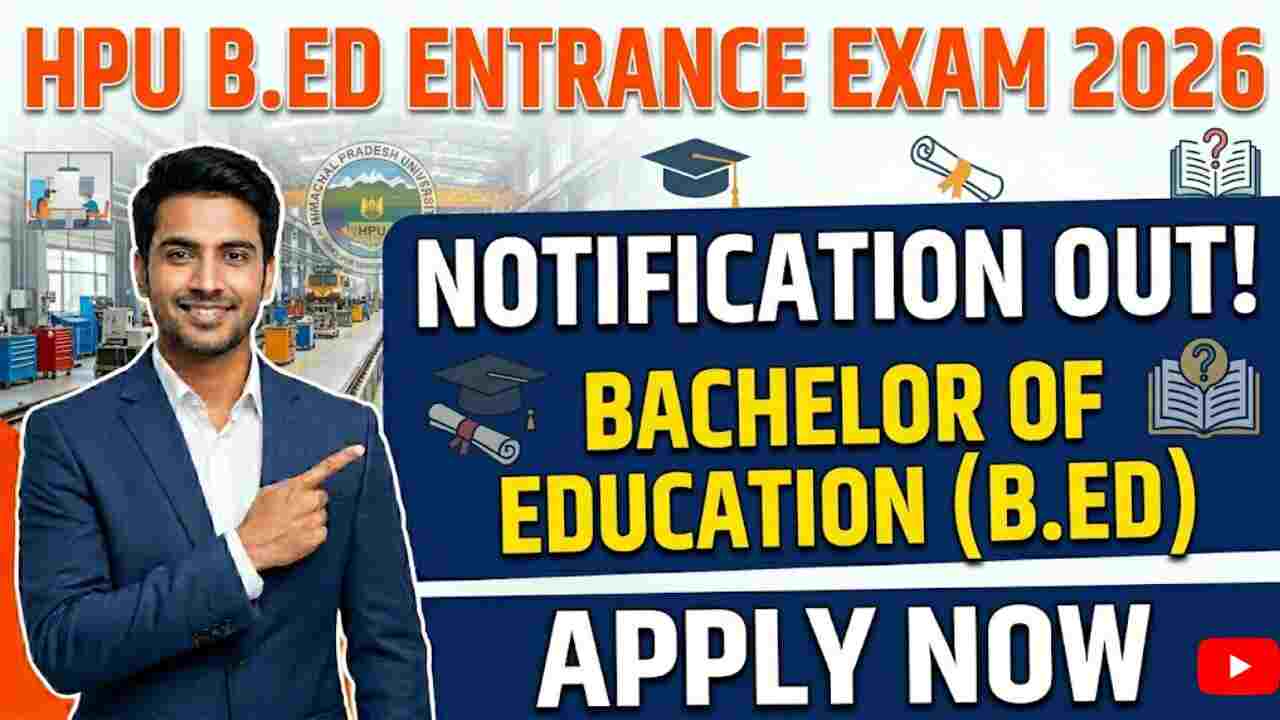 HPU B.Ed Entrance Exam 2026