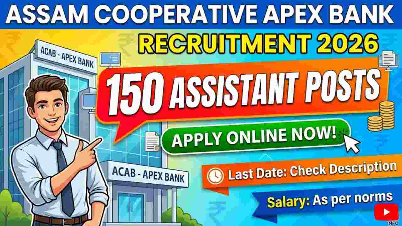 Assam Cooperative Apex Bank Assistant Recruitment 2026